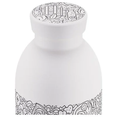 Insulated Water Bottle 500 ml - White